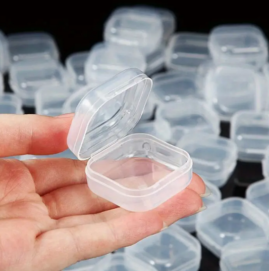 Mini Transparent Jewelry Storage Boxes