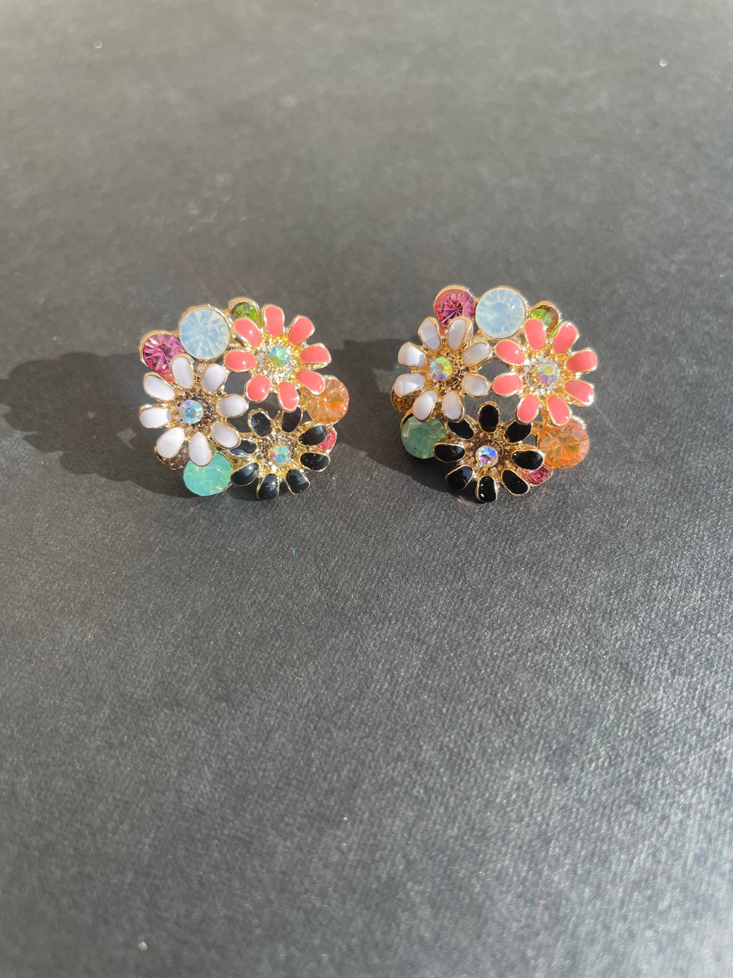 Charming Floral Stud Earrings